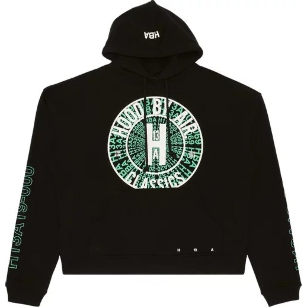 NEW HOOD BY AIR COOKIE BLACK HOODIE SZ SMALL
